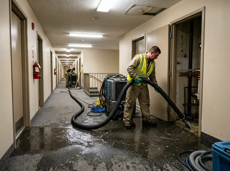 multi-unit-apartment-hallway-f-005 — frequently asked questions, Emergency Burst Pipe Water Extraction & Removal in Red Oaks…